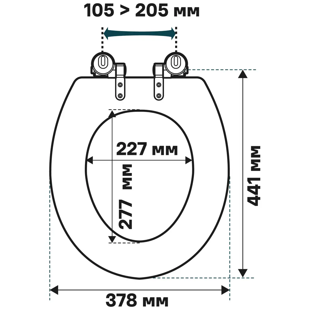 Сиденье для унитаза KONSENSA Терни с микролифтом цвет светлый бетон STLM-2135726 - Вид №7
