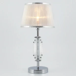 Лампа настольная цвета хром Eurosvet 01065/1 EUROSVET AMALFI 00-3907549 Хром