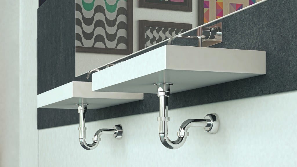 ABS сифон для умывальника Bonomini TUBULAR ARCH-00130678 - Вид №1