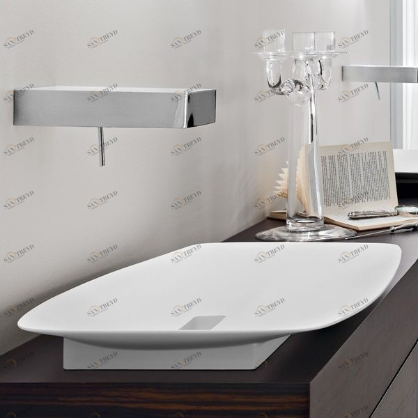 08LV1SA Накладная раковина на столешницу  овальная Toscoquattro 