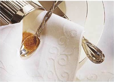 10544437 ERI Textiles Набор из 6 салфеток 50х50см "Арабески" Лён 