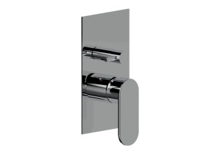 Однорычажный смеситель для душа с пластиной