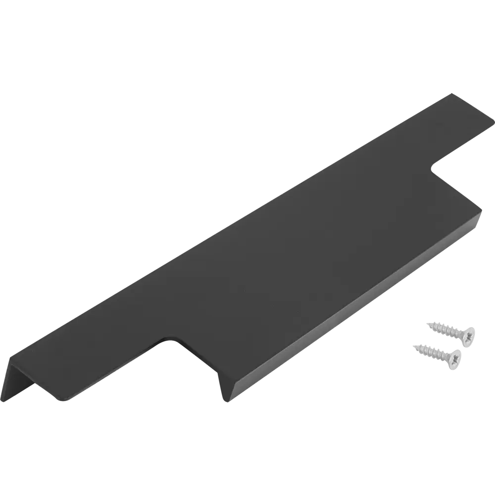 Мебельная ручка-профиль черная 196 мм Jet STLM-2089531 - Вид №2