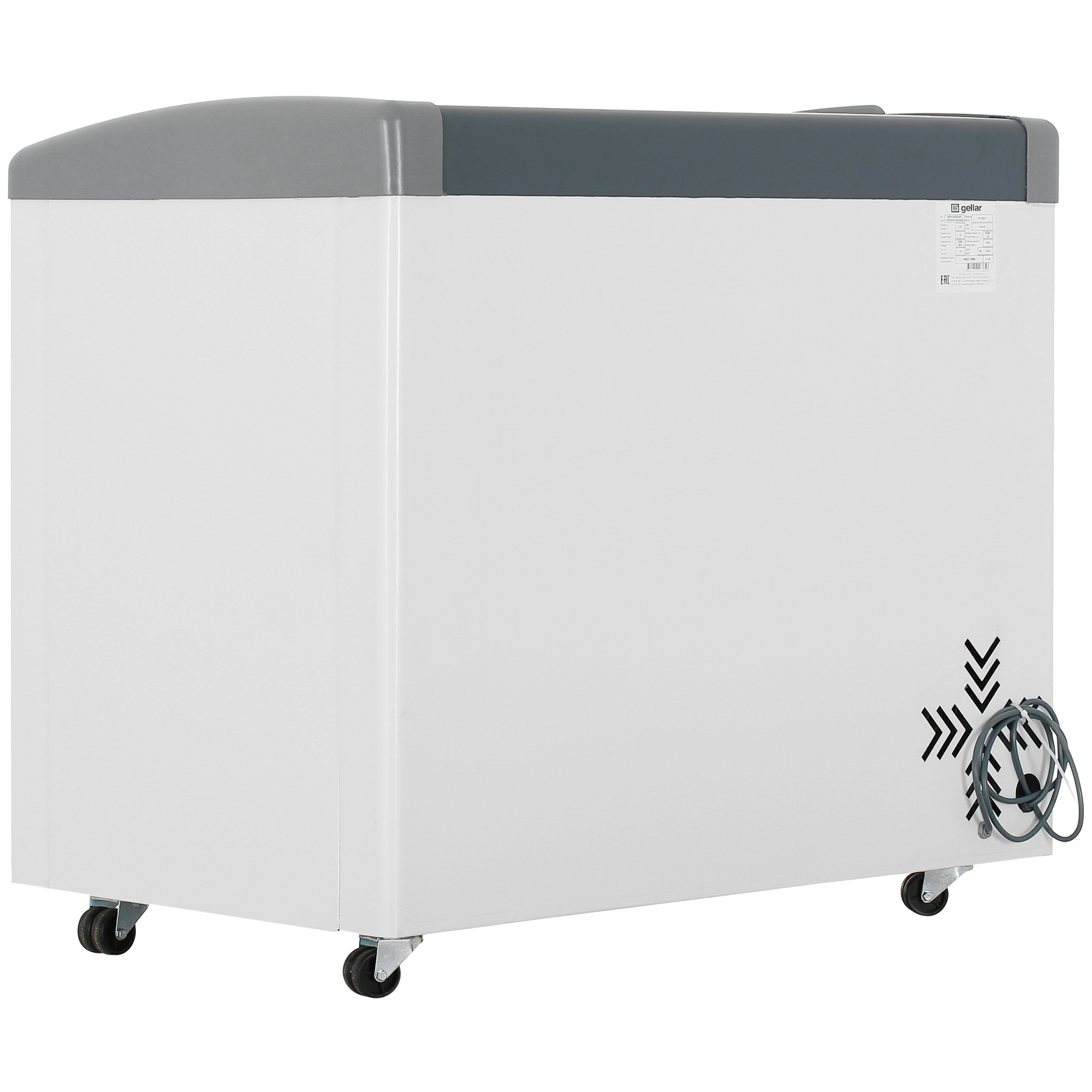 1109657 Морозильный ларь Frostor Gellar FG 350 E белый, серый STDN-0089836 - Вид №3