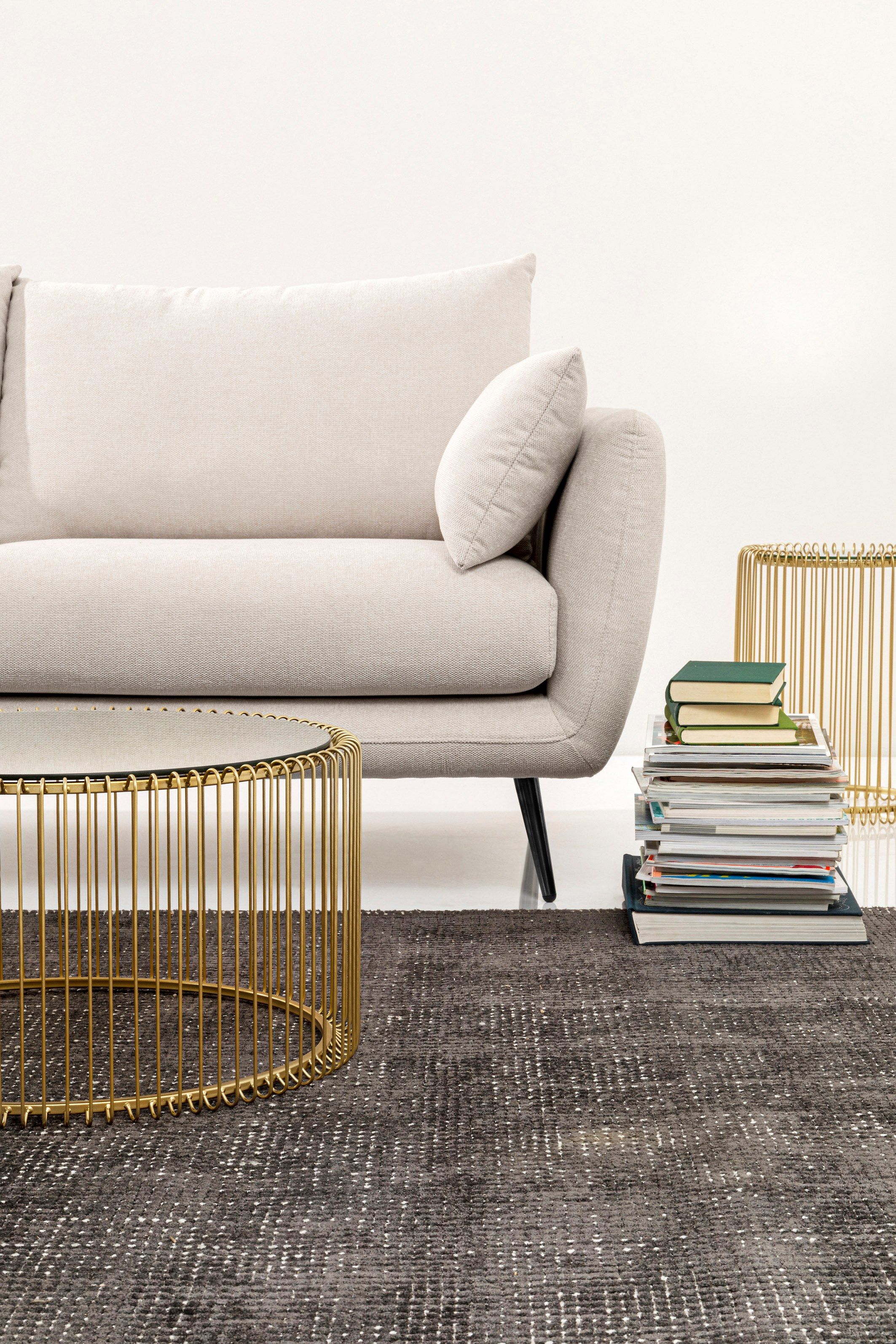 Полиэстер диван с полуостровом KARE Design AMALFI ARCH-00044797 - Вид №15