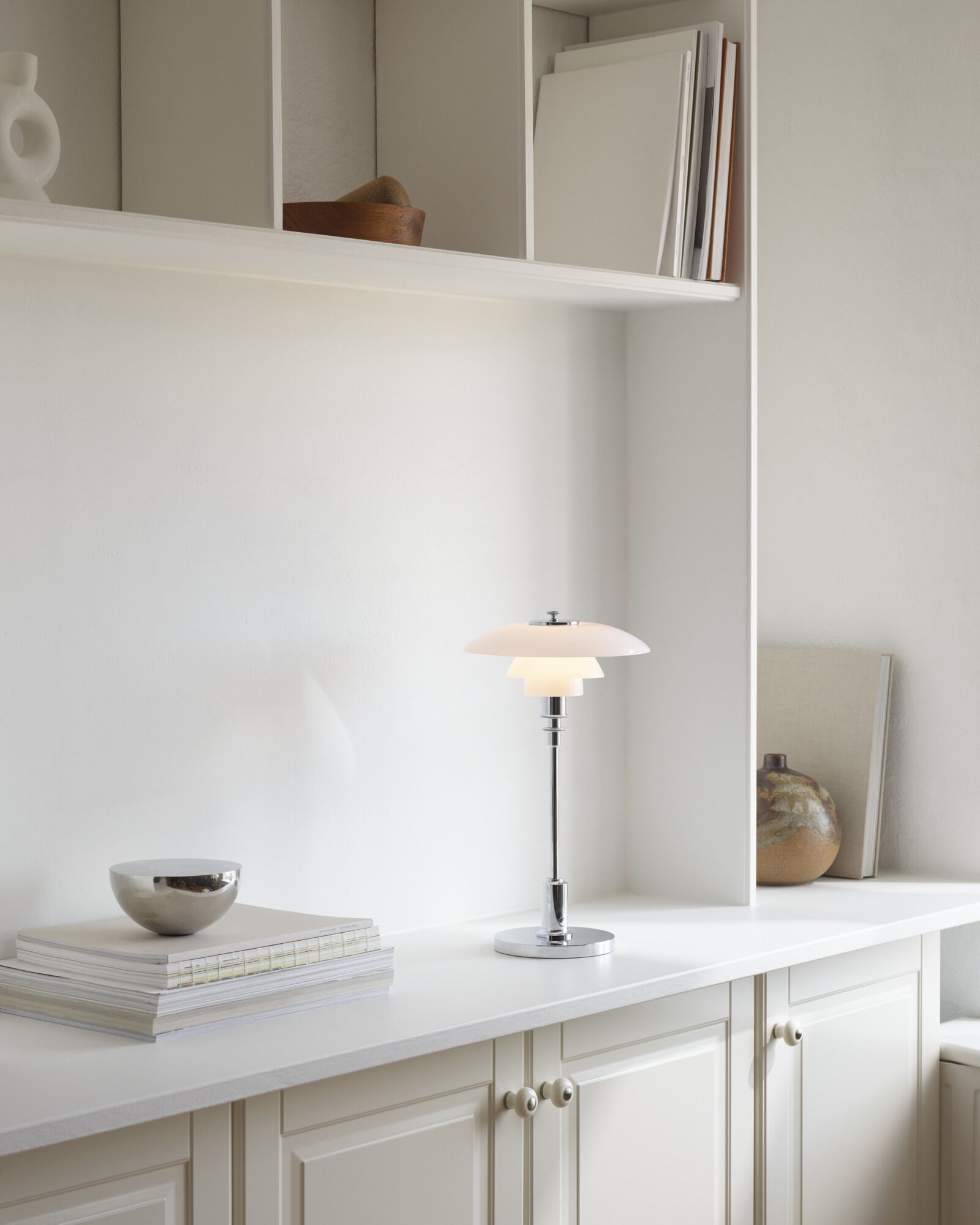 Опаловое стекло LED аккумуляторная настольная лампа Louis Poulsen PH ARCH-00041798 - Вид №5