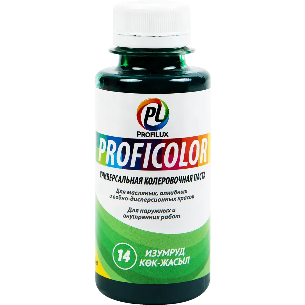 Колеровочная паста Profilux №14 100 гр цвет изумрудный STLM-2115657
