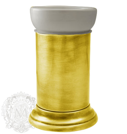 Стакан для щеток MIGLIORE Mirella ML.MRL-4410.CRDO - состареный хром  - Вид №2