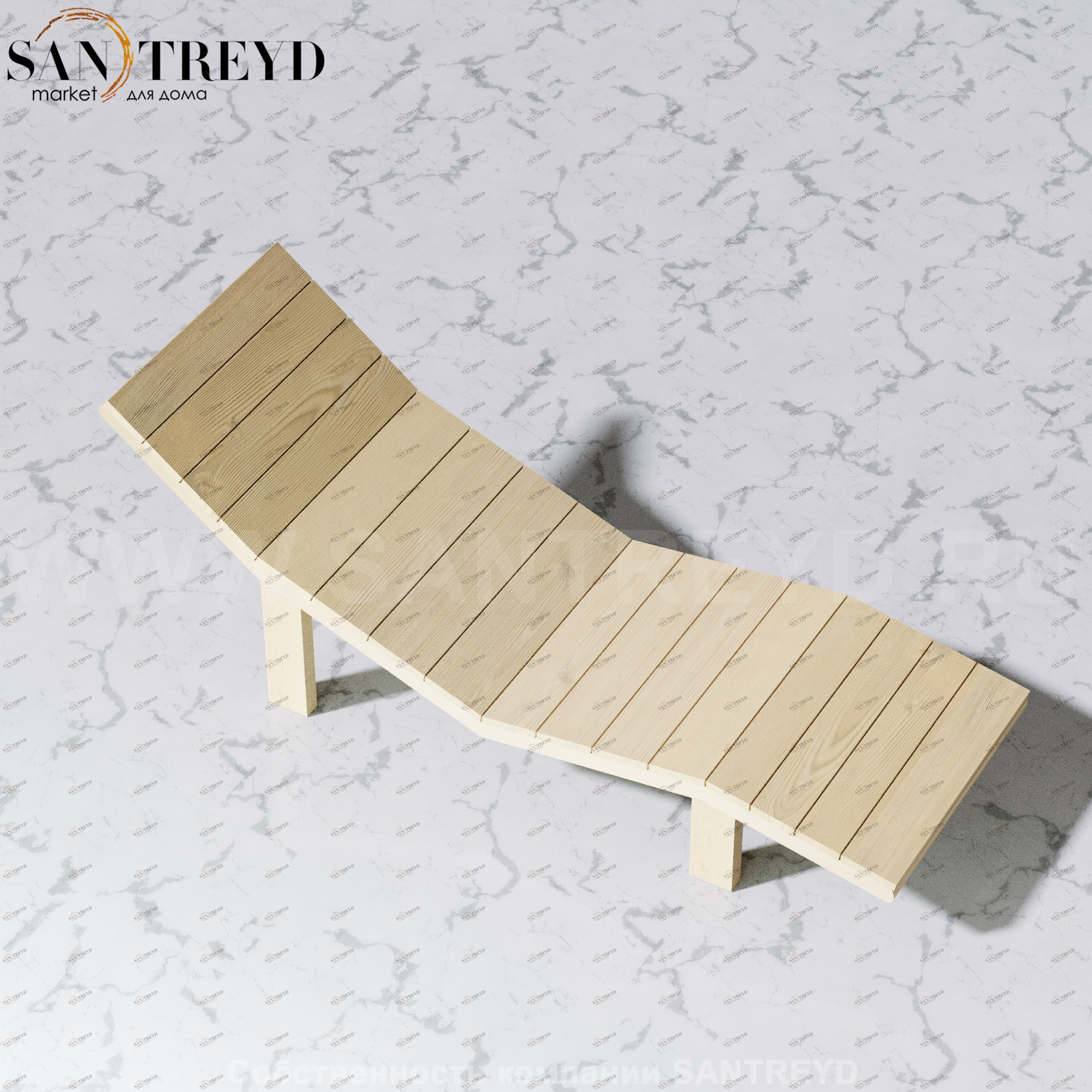 Effegibi FORMA Релаксационный лежак из обработанного бука AR20150001 Accessori