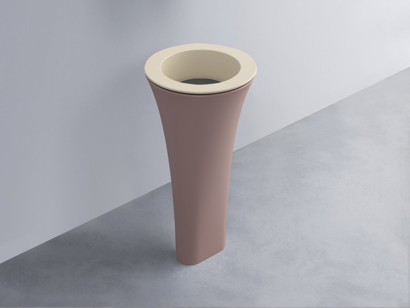 AMLA45-LN+AMPILT-CM+AMCOLT-CP Раковина Amedeo Tondo отдельностоящая cielo Enjoy + Amedeo Ceramica Cielo
