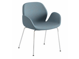 Мягкий тканевый стул с подлокотниками