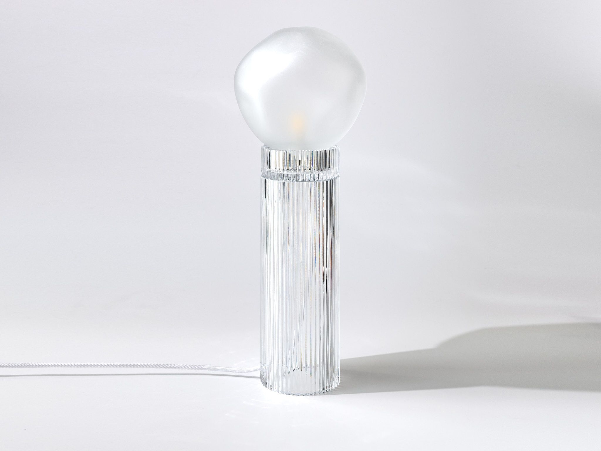 Настольная лампа из дутого стекла Studio Bojola ONNA+NUVOLA ICED ARCH-00077331