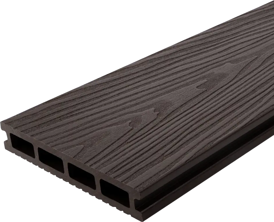 87036573 Террасная доска ДПК T-Decks цвет Венге 150x25x3000 мм двусторонняя вельвет/структура древесины 0.45 м² STLM-1012991