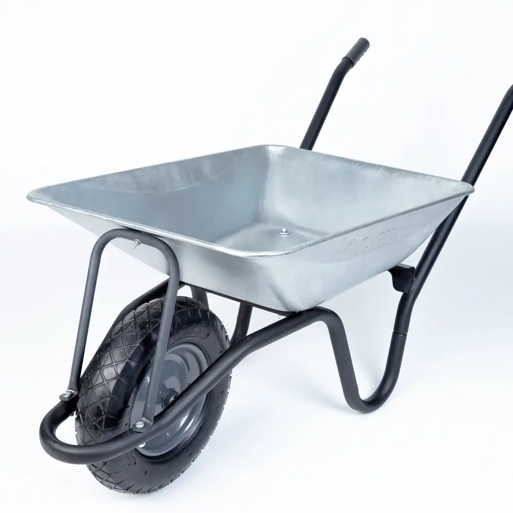 Садовая тачка Павловская заря 90л с пневматическим колесом 89208731 STLM-1580098