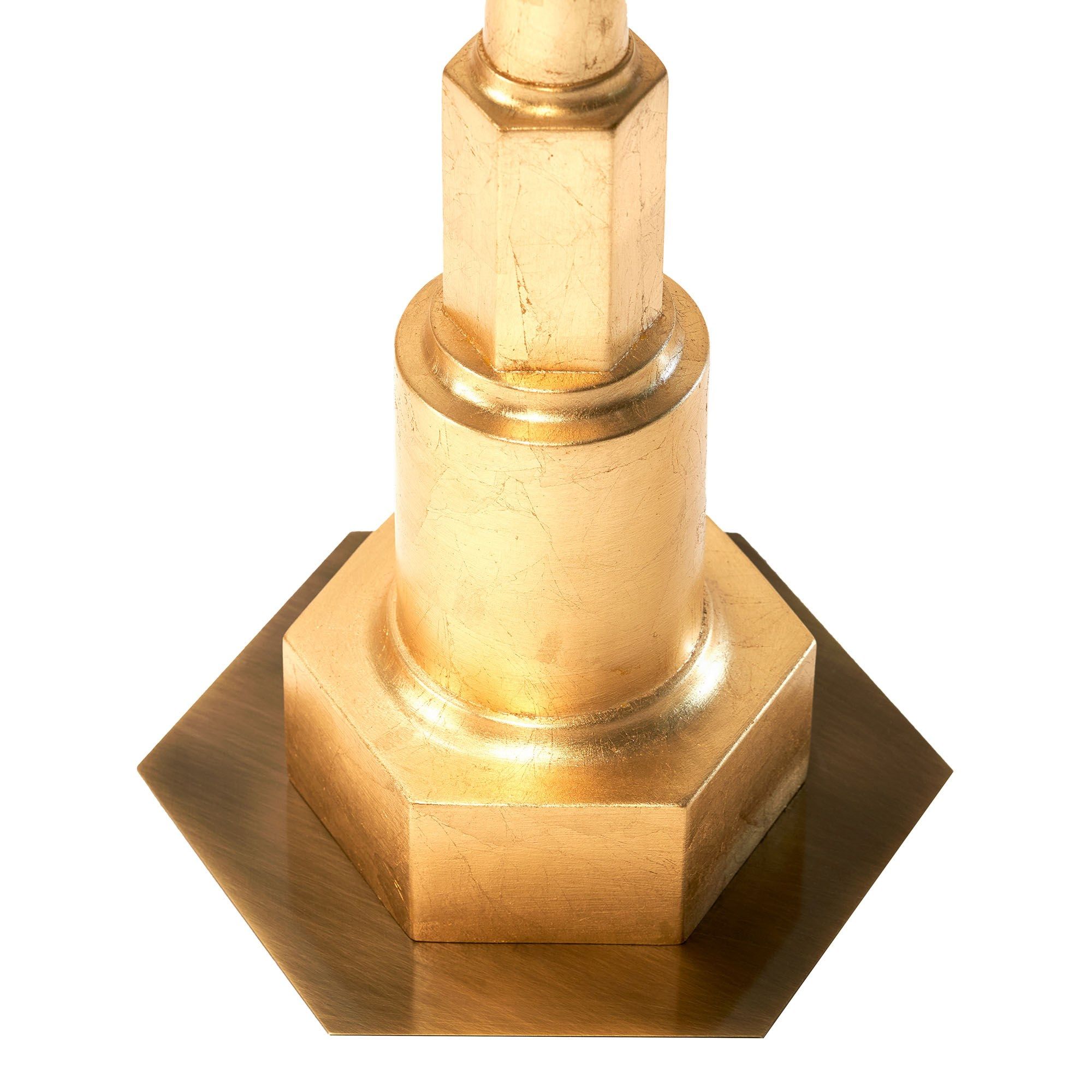 Высокий стеклянный шестиугольный журнальный столик MARIONI Келли ARCH-00030772 - Вид №2