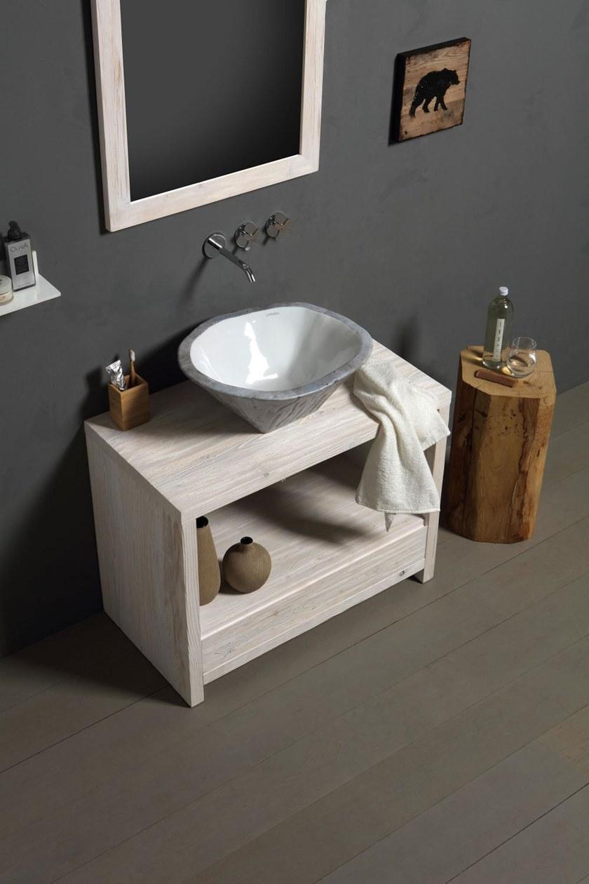 Trr01t Подвесная раковина настенная овальная Horganica Terra белая - Вид №12