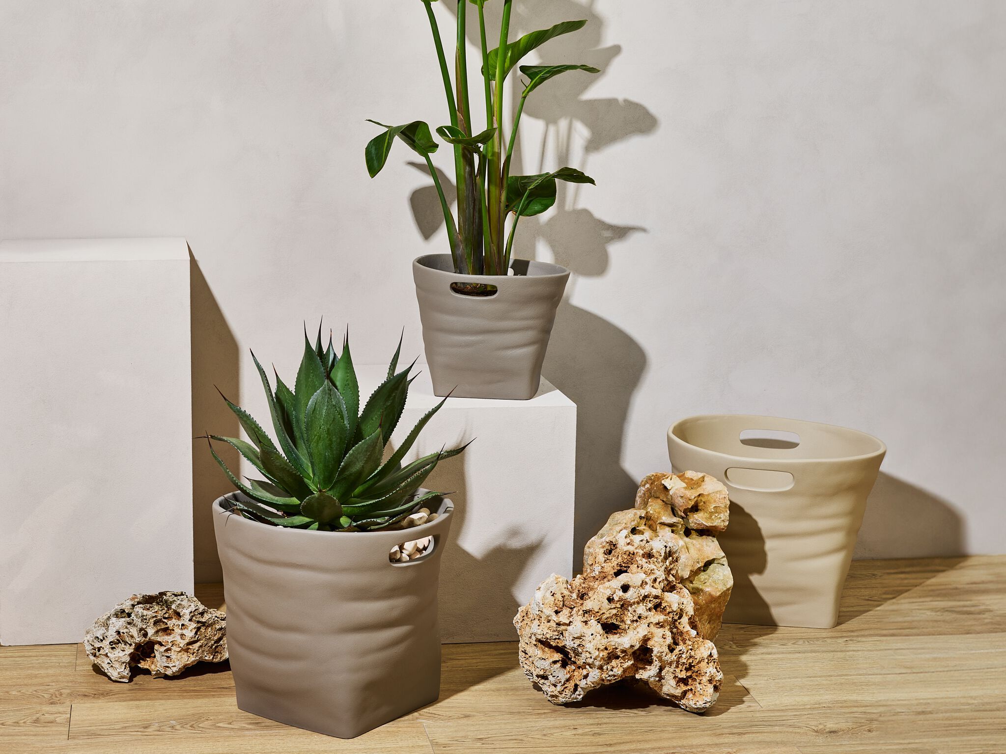 Перерабатываемый двухкомпонентный садовый горшок из смолы Ellemura Sac ARCH-00122969 - Вид №1