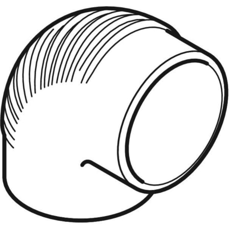 GEBERIT 310.880.14.1 Отвод Geberit Silent-db20 88,5°  - Вид №1