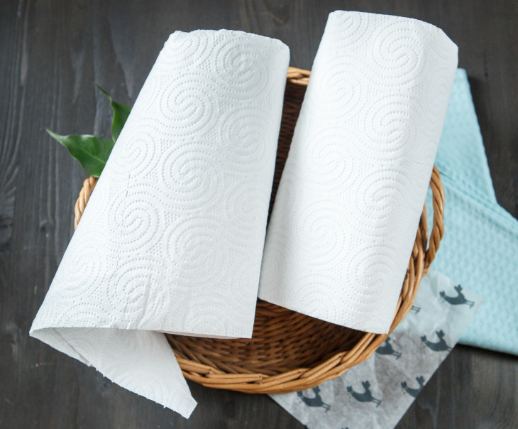 8615 Полотенце Бумажное "Спасибо за заботу о природе", 2 рулона Вкусляндия  - Вид №1