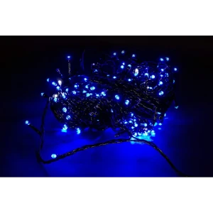 92046081 Электрогирлянда комнатная Sneha a-244 blue-with flash нить 18 м 200 ламп белый, синий 1 режим работы STLM-1358470