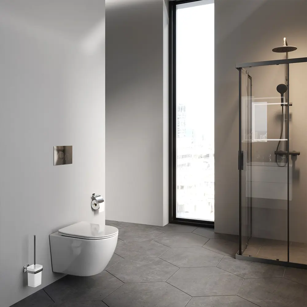 AM.PM Fresh Tornado — безободковый унитаз с инсталляцией и микролифтом 89400183 STLM-1566751 - Вид №9