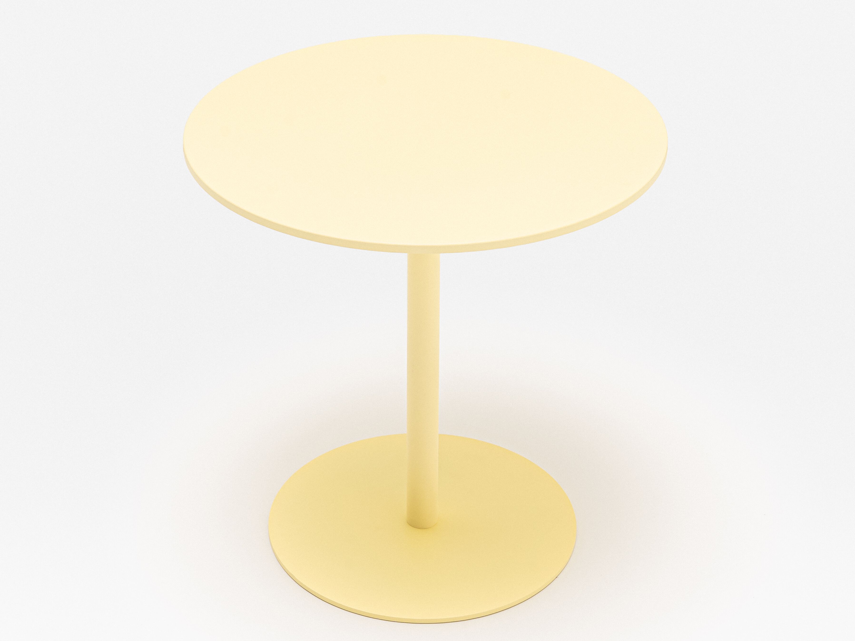 Круглый журнальный столик из оцинкованной стали MDD BOLT ARCH-00046129 - Вид №1