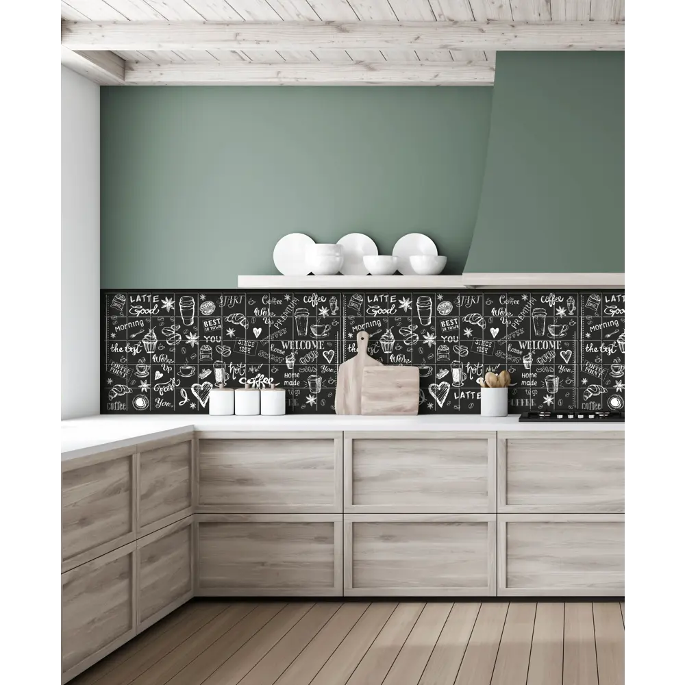 Santreyd Панель ПВХ «Либерика» - стильная отделка с принтом плитки 960×485 мм 82379363 STLM-0025884 - Вид №3