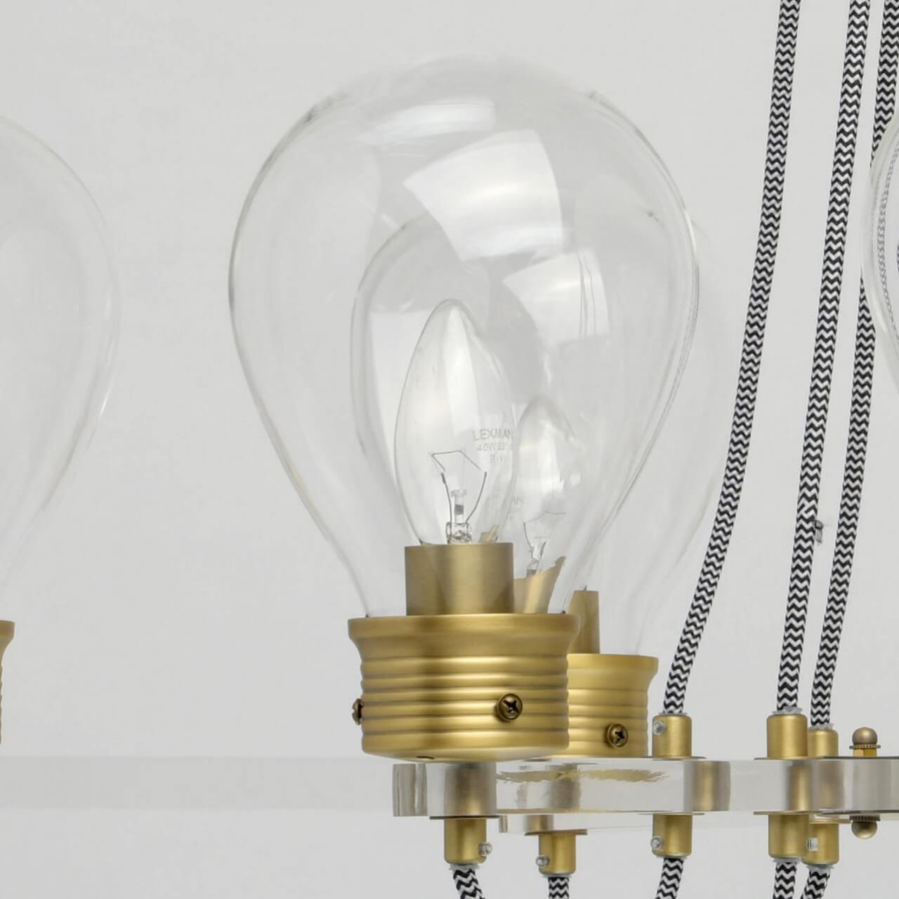 Подвесная люстра MW-Light Атмосфера 3 699010606 MW-LIGHT ДИЗАЙНЕРСКИЕ, АТМОСФЕРА 3 187461 Золотой  - Вид №3