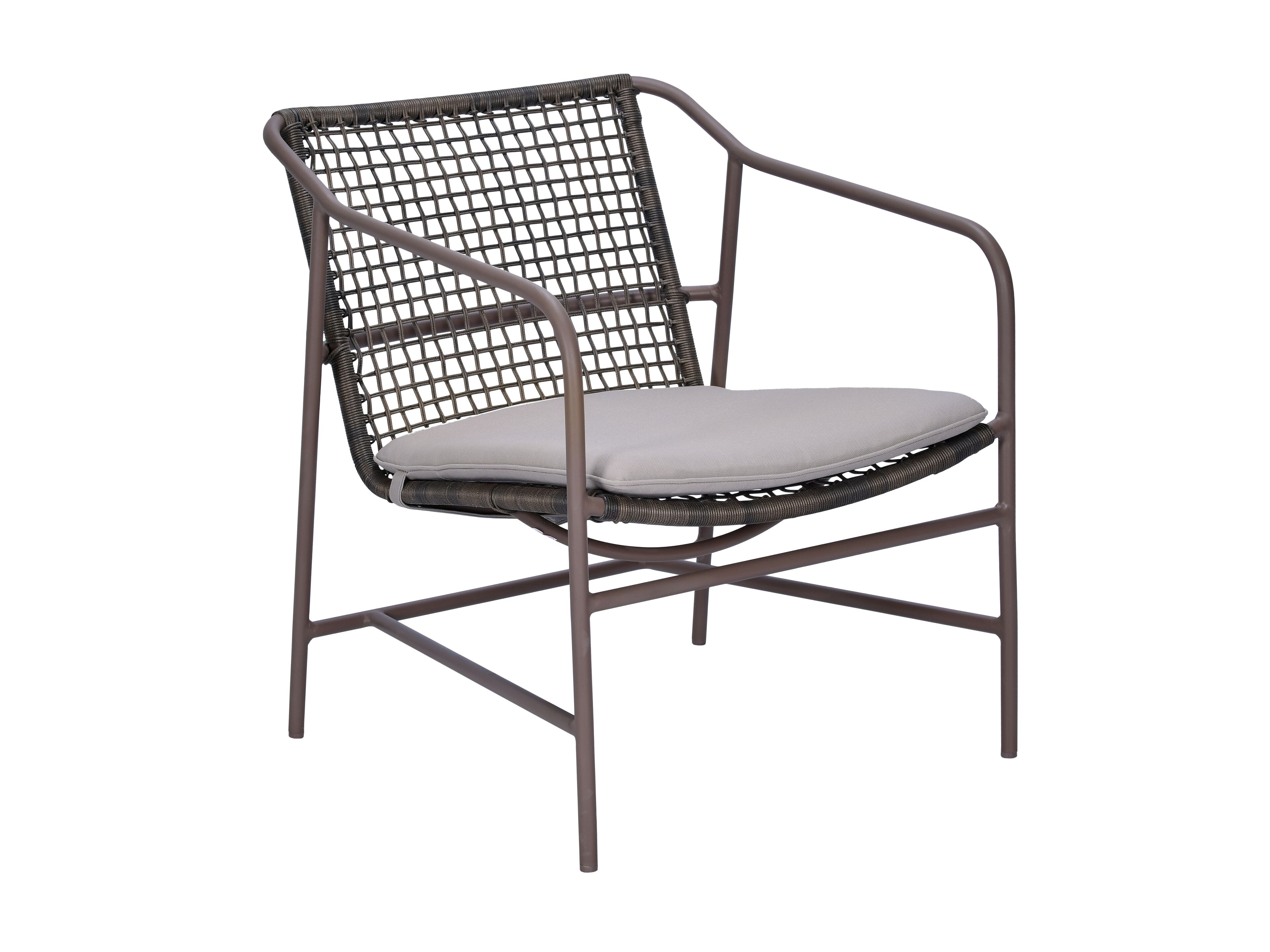 Алюминиевое садовое кресло с подлокотниками и встроенной подушкой cbdesign Breeze ARCH-00115879 - Вид №7