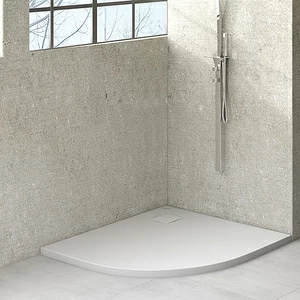 ДУШЕВОЙ ПОДДОН УГЛОВОЙ MALENKE 100X100 СМ STONE COVER WHITE