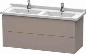 LC626904343 Тумбочка подвесная L-Cube #LC6269 1220 x 469 мм Базальт матовый, декор