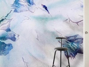 Carta da parati multicolor, PVC free, eco-friendly, lavabile