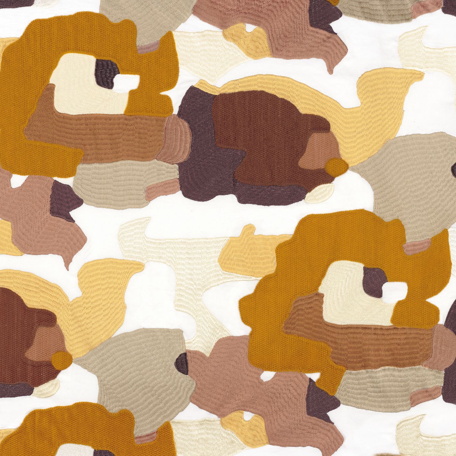 Многоцветная хлопковая вышитая ткань Casamance Parade ARCH-00090781 - Вид №11