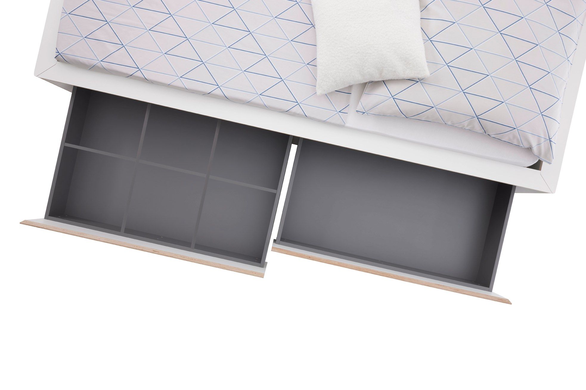 Односпальная кровать для хранения в фанере Müller Small Living SPAZE ARCH-00083318 - Вид №15