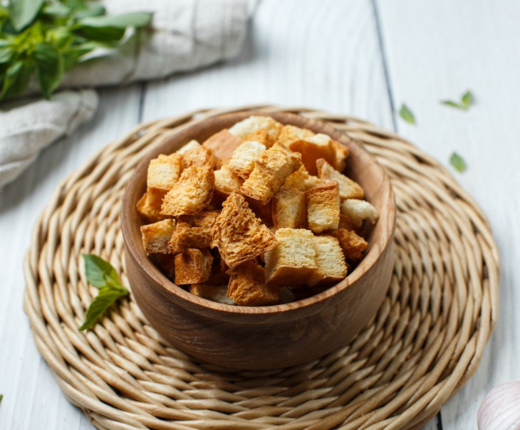 7104 Сухарики чесночные Вкусляндия  - Вид №1