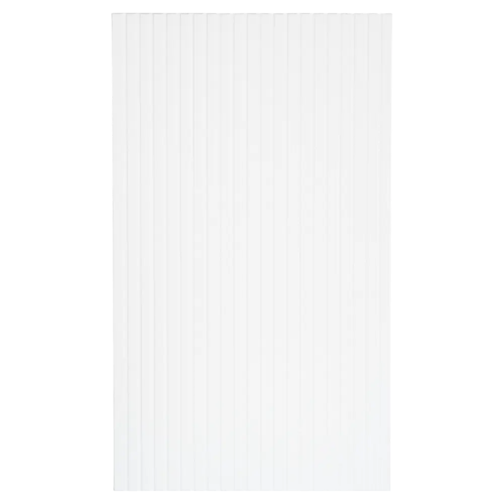 Фасад кухонный «Висла» Konsensa — белый МДФ с рельефными рейками 44.7×76.5 см 89385092 STLM-1571490 - Вид №3