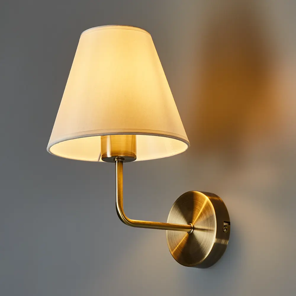 Бра Arte lamp Elba E27 1x60 бронза 84229077 STLM-2145340 