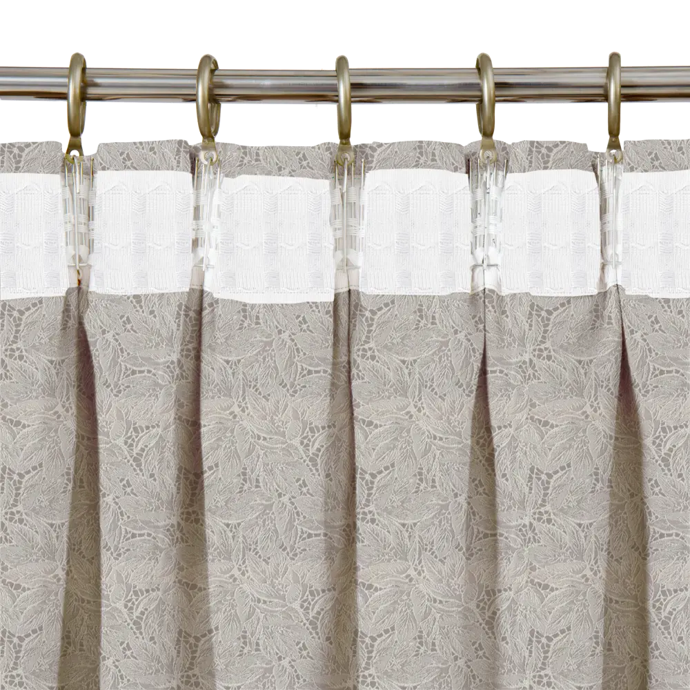 Штора на ленте Evita 160x280 см цвет коричневый 83407072 STLM-2197449 INSPIRE  - Вид №2