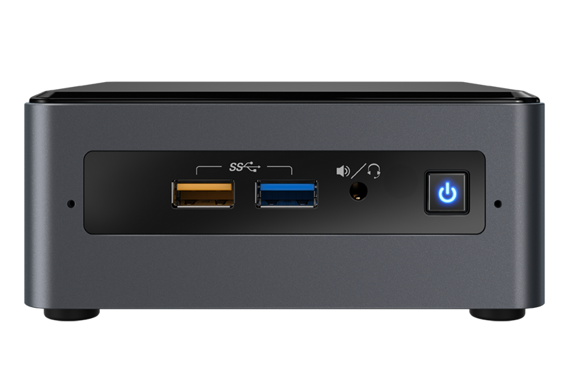 BOXNUC7CJYH2 Nettop nuc, celeron j4005, 2.7 ghz, ddr4 sodimm (up to 2400mhz/8gb), vga hd graphics(2xhdmi 2.0), 4xusb3.0, 1x2.5hdd, wifi+bt, shxc, powercord eu, 961253 Intel Santreyd  - Вид №4