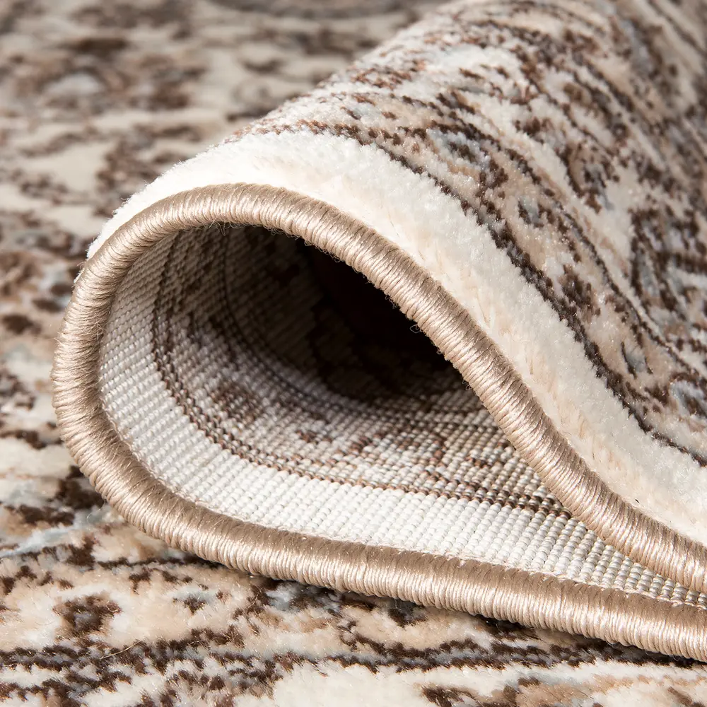 Ковер полипропилен Люкс L009 100x200 см цвет бежевый MERINOS STLM-2045017 - Вид №2