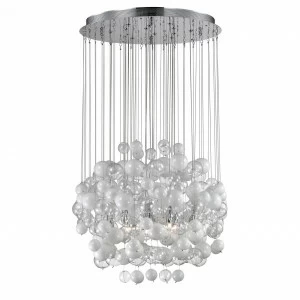 Подвесная люстра Ideal Lux Bollicine SP14 Bianco IDEAL LUX ДИЗАЙНЕРСКИЕ, BOLLICINE 057262 Белый