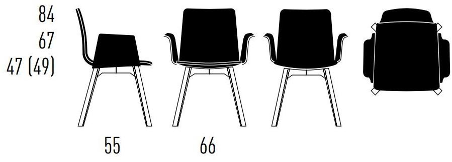 KFF Мягкое деревянное кресло с подлокотниками Maverick casual sun-id-1382296 - Вид №1