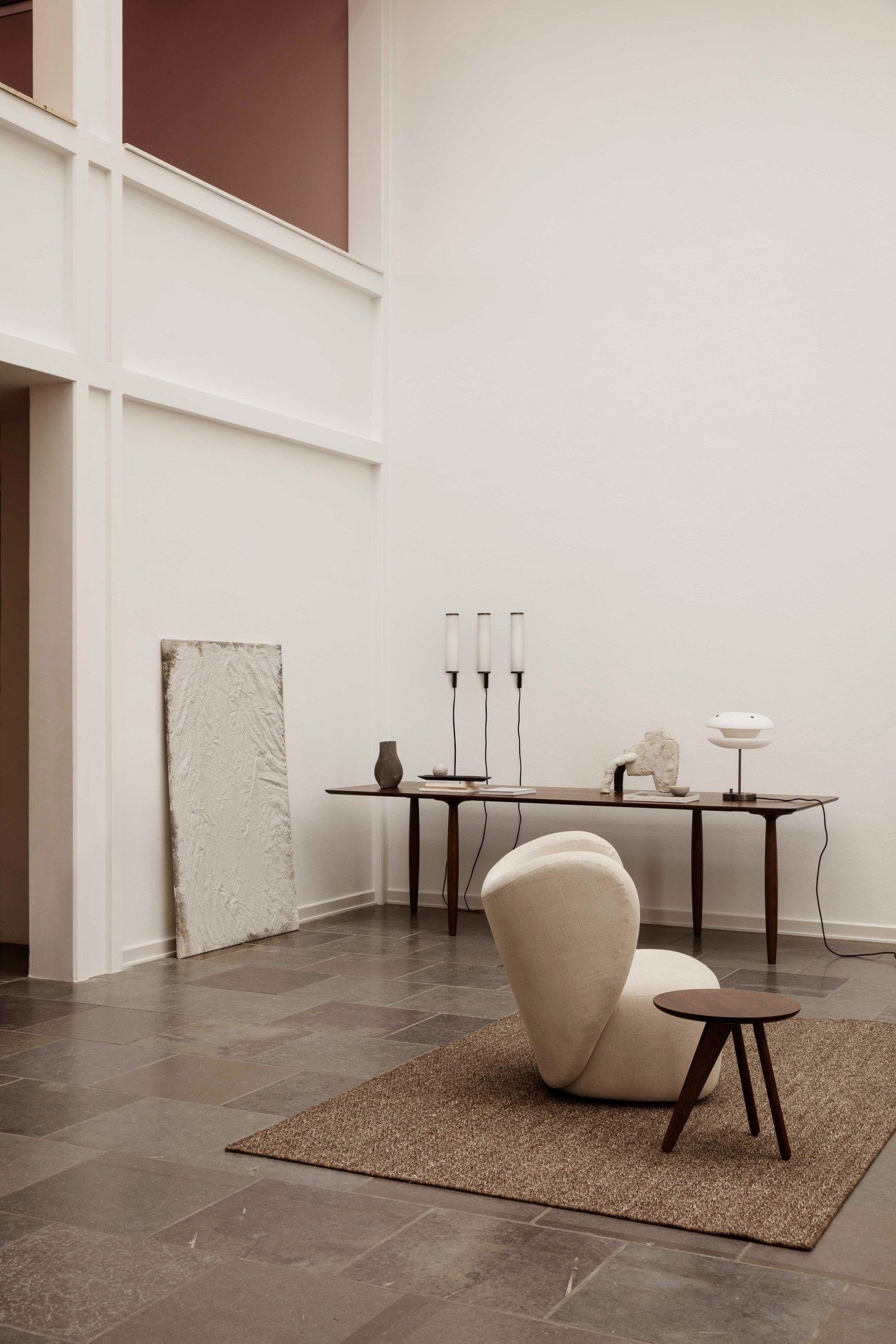 Льняное вращающееся кресло NORR11 Big ARCH-00060516 - Вид №9