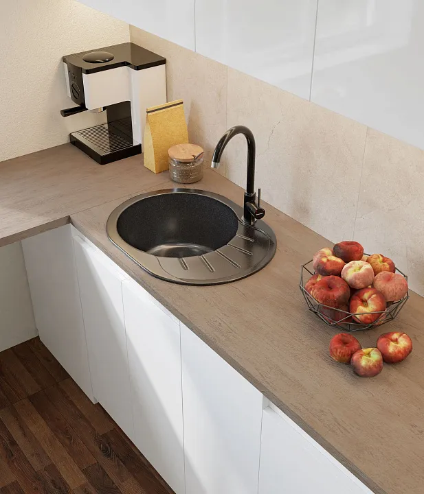 Кухонная мойка R-580L GRANFEST RONDO - Вид №5