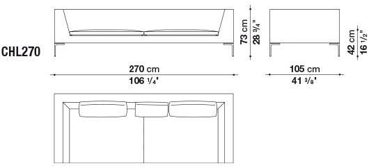 B&B Italia Модульный тканевый диван Charles large sun-id-1368437 - Вид №8