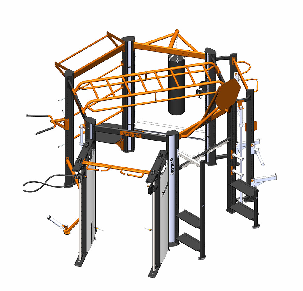 Inotec р6 top plus профессиональный комплекс для групповых тренировок INOTEC sun-id-2069156