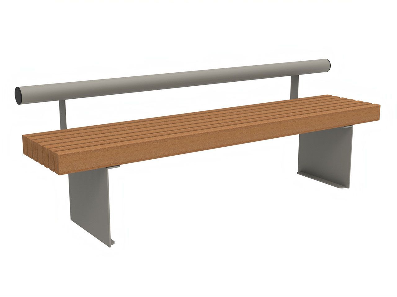 Скамья из окуме со спинкой Lazzari дольмен ARCH-00090444