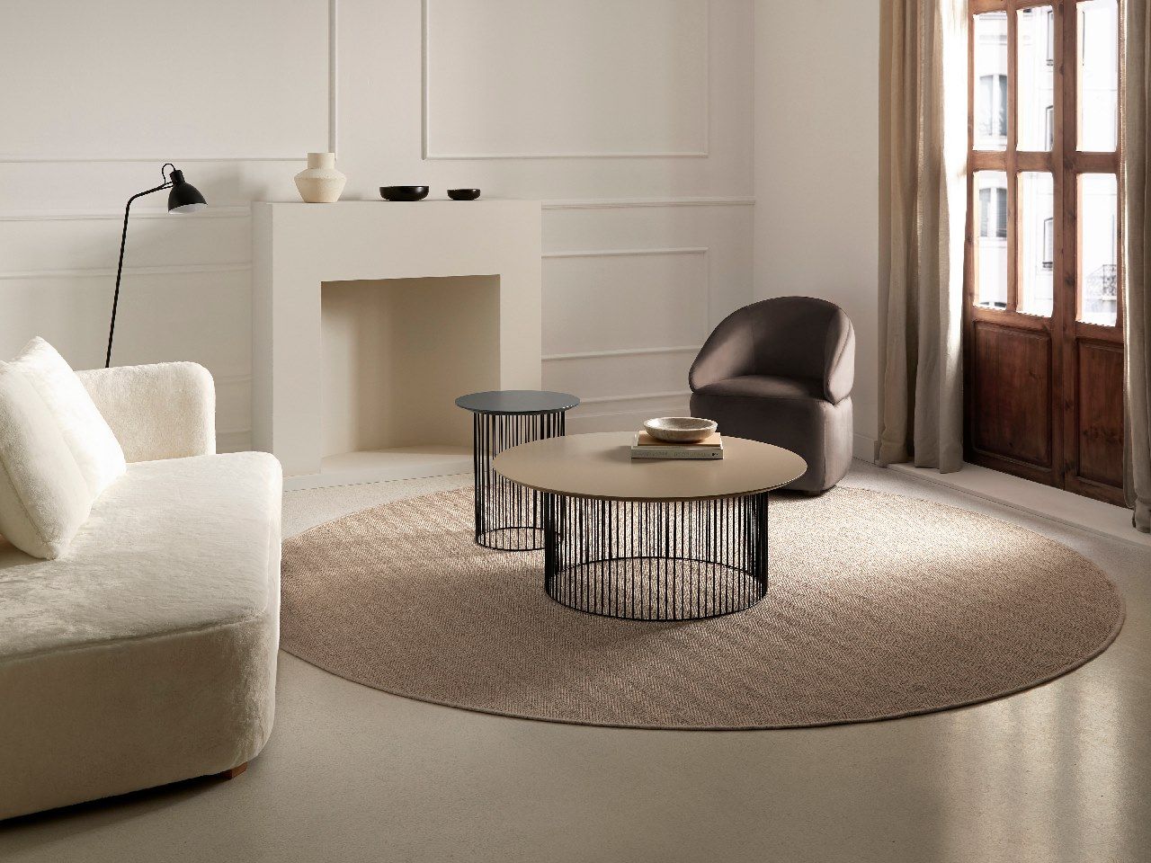 Стальной круглый журнальный столик Kendo Mobiliario Гидра ARCH-00118281 - Вид №3