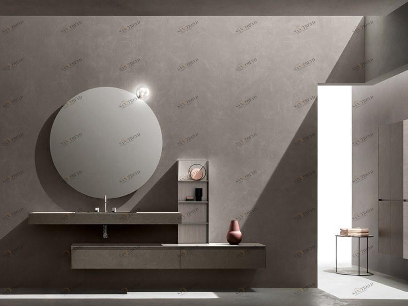 ARBLU Настенная тумба под умывальник с ящиками 5.zero Zr1004