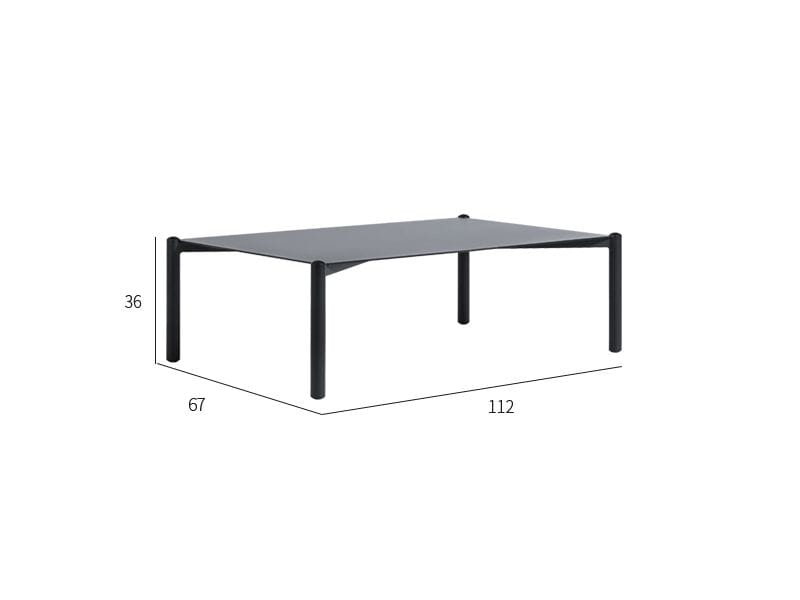 Прямоугольный низкий садовый столик VINEKO Morris ARCH-00077518 - Вид №3